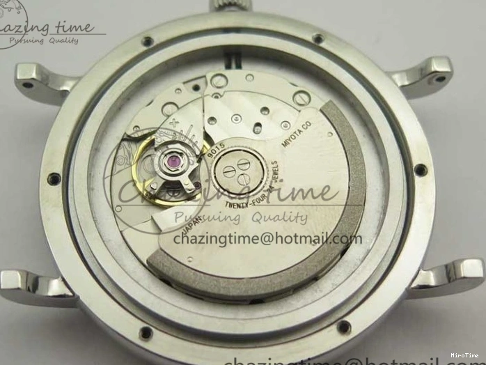 MIROTIME 0307 Portofino IW356501 SS V3 MK 1:1 Best Edition Blue Dial On SS Mesh Bracelet MIYOTA Timeless 7194